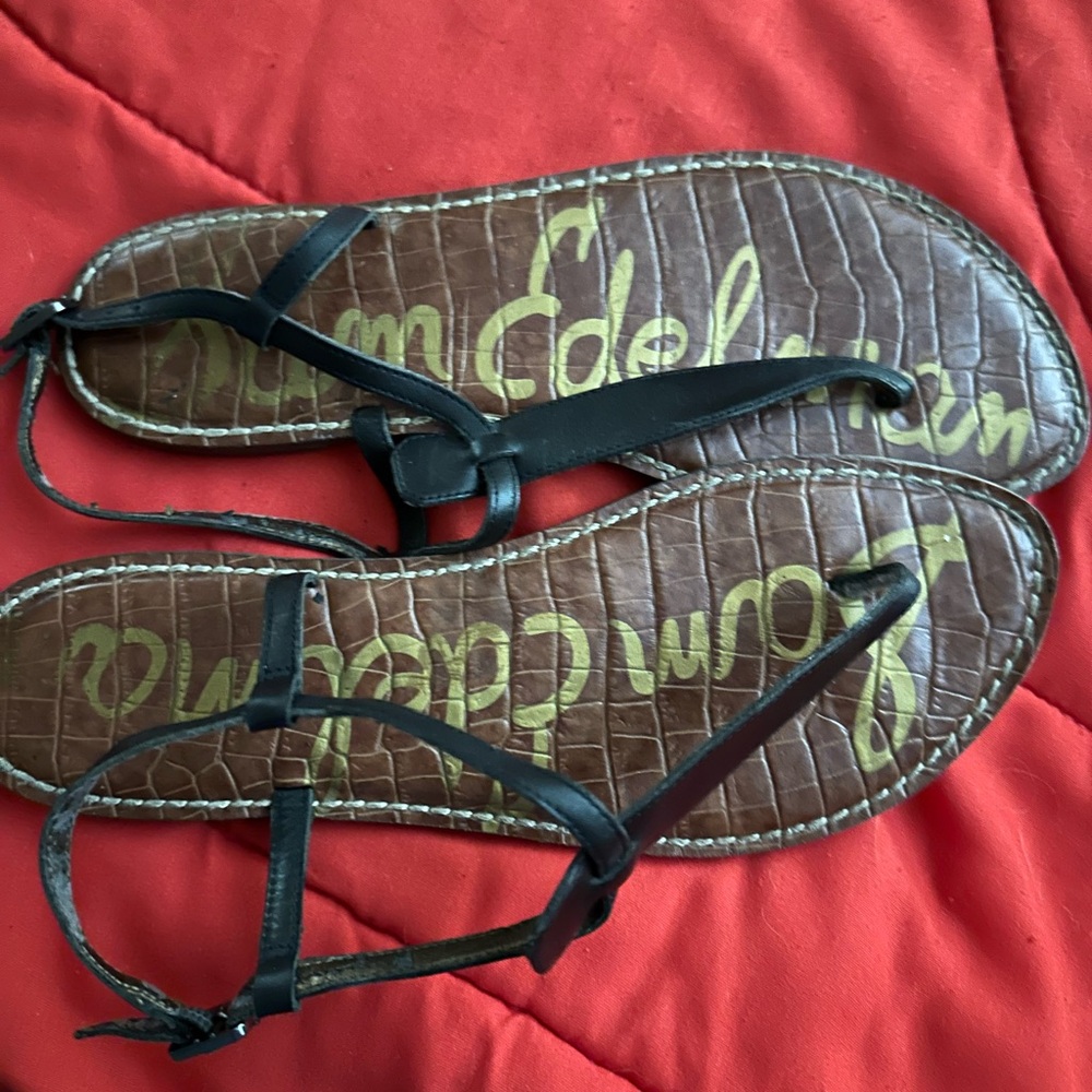Sam Edelman Gigi Black and Brown Sandals size 9